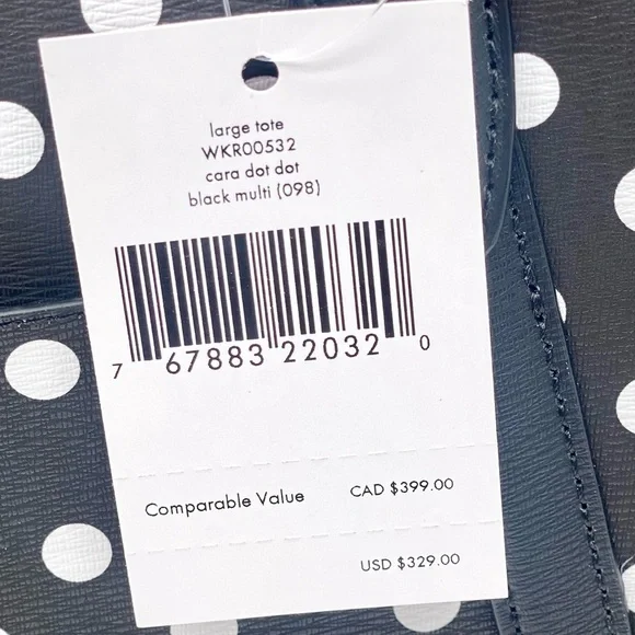 Nwt Kate Spade Cara Dot Dot Tote Shoulder Bag - Picture 12 of 13